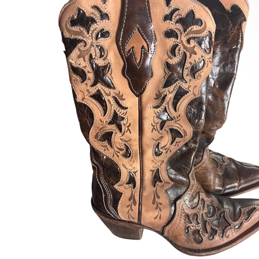 Corral Boots Western Inlay Cowboy Boots - Picture 5 of 8